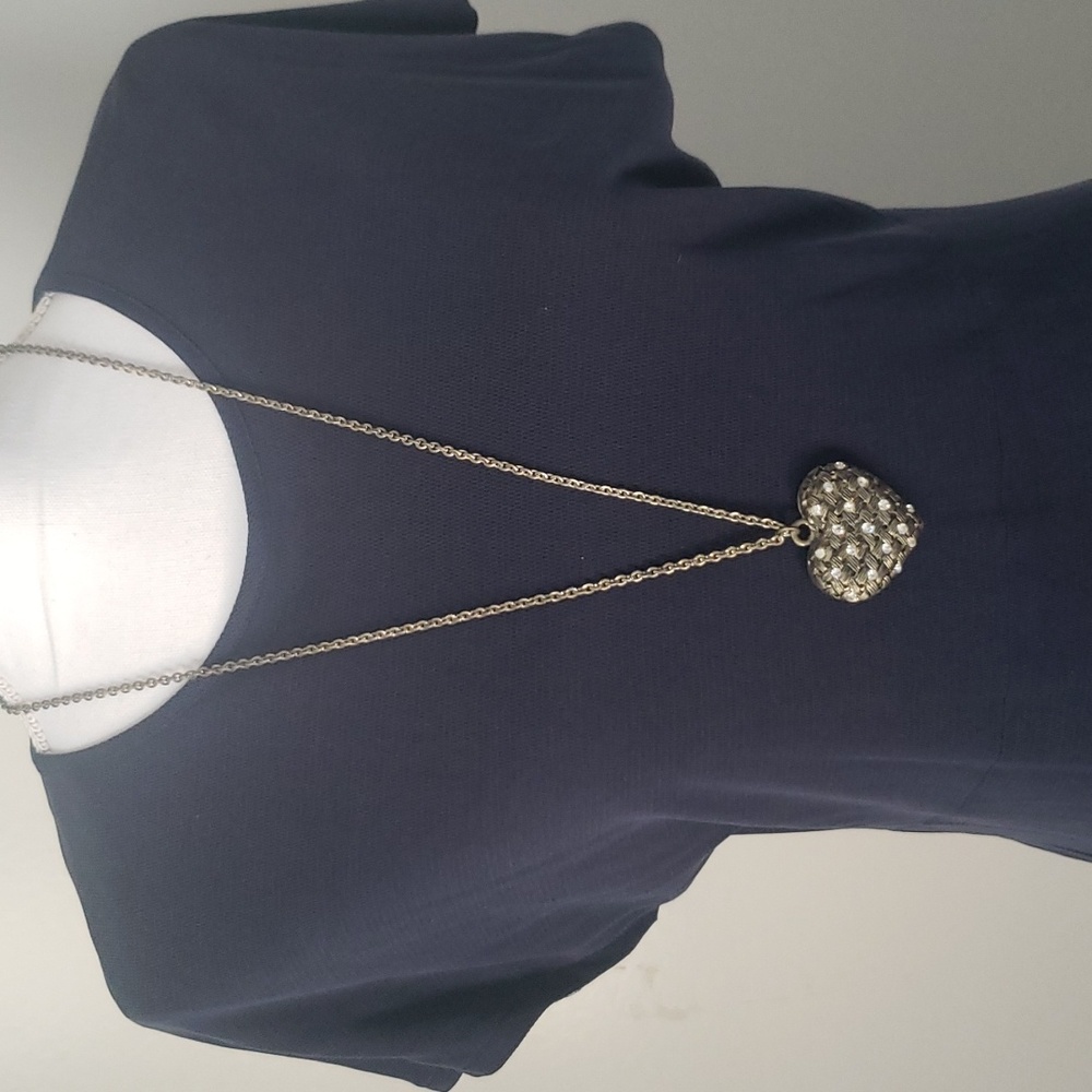 Navy blue dress